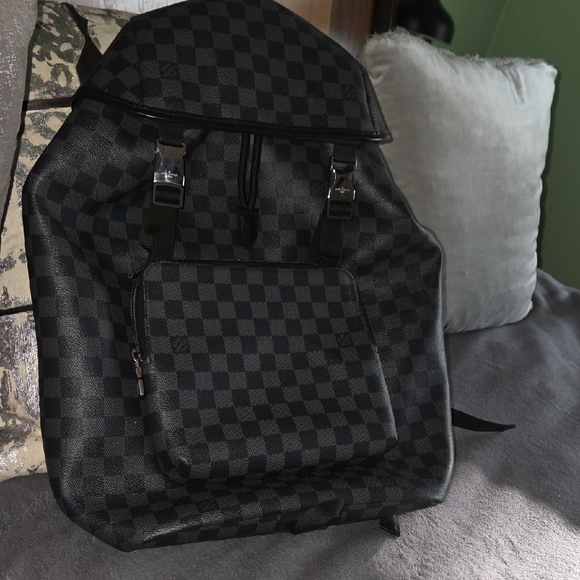Aunthentic Damier Ebene Zack Backpack - Picture 1 of 8
